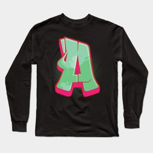 grafitti A Long Sleeve T-Shirt